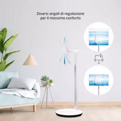 Thomson 32HA4M44 TV e monitor portatile TV portatile Bianco 81,3 cm (32") 1366 x 768 Pixel - Vista aggiuntiva 5