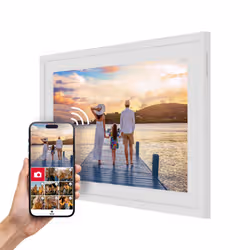 Thomson F10W cornice per foto digitali Bianco 25,6 cm (10.1") Touch screen Wi-Fi - Vista aggiuntiva 3