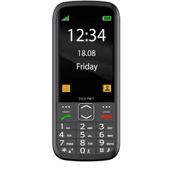 Beafon SL270, Barra, SIM singola, 8,89 cm (3.5"), 3 MP, 2500 mAh, Nero, Argento