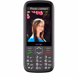 Beafon SL270 8,89 cm (3.5") 136 g Nero, Argento Telefono cellulare basico