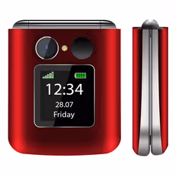 Beafon FOLD 10 5,59 cm (2.2") 95 g Rosso Telefono per anziani - Vista aggiuntiva 2