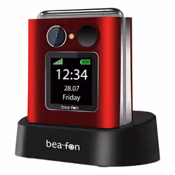 Beafon FOLD 10 5,59 cm (2.2") 95 g Rosso Telefono per anziani - Vista aggiuntiva 3
