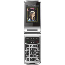 Beafon SL645 7,11 cm (2.8") 117 g Nero, Argento Telefono con fotocamera