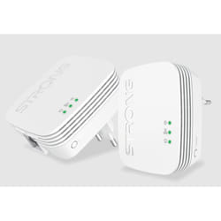 Strong PLW600MDUO adattatore di rete PowerLine 600 Mbit/s Collegamento ethernet LAN Wi-Fi Bianco 1 pz