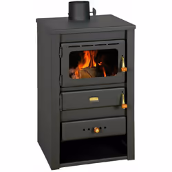 Stufa Camini a legna K22 10kW, Log Prity K22 10kW Stufa a legna legna con sportello aggiuntivo per la pulizia. Norma EN 13240 ...
