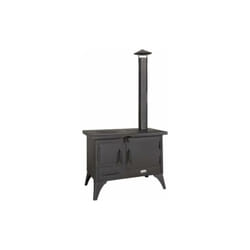 Prity - Stufa a legna da giardino da 5 kW per cucinare. Forno, fornello, camino e coperchio inclusi.