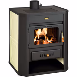 Stufa legna con caldaia multicombustibile 15+5kw Prity WD W15 Prity WD W15 Stufa a legna a legna con ampia camera di combusti ...