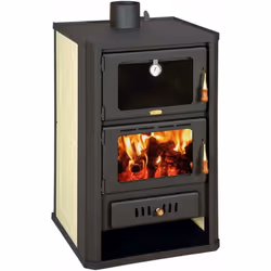 Stufa stufa a legna con caldaia forno 15+5 kw Prity FGW15 Prity FG W15 Stufa a legna con caldaia legna con caldaia e pannelli ...