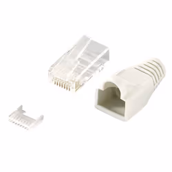 LogiLink RJ45, RJ45, Grigio, Oro, RoHS, 270 g, 100 pz