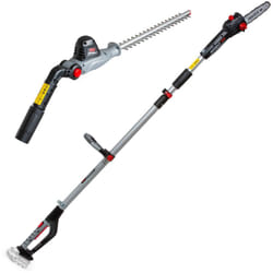 1697252 18PSH Potatore Telescopico a Batteria agli Ioni di Litio da 18 v con Palo da 20 cm e Tagliasiepi da 41 cm, solo Corpo Macchina, Asta