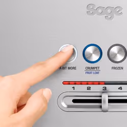 Sage the 'Bit More' 4 Scheiben Toaster 4 fetta/e Argento - Vista aggiuntiva 4