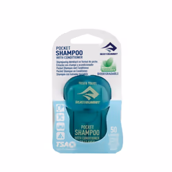 Sea To Summit Pocket Shampoo, 2-in-1 Shampoo&Balsamo, Non professionale, Unisex, Purificante, Bottiglia, Tè verde