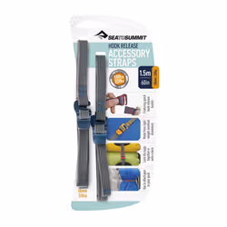 Sea To Summit Accessory Strap, Bagaglio, Polipropilene (PP), Acciaio, Blu, Grigio, 100 kg, Chiusura con fibbia, 150 cm