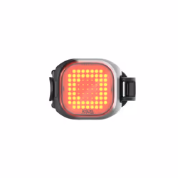 Knog Blinder Mini Square, Illuminazione posteriore, Grigio, 25 lm, Batteria, 60 h, 33 mm