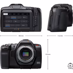 Blackmagic Design 6K Pro Videocamera palmare 6K Ultra HD Nero - Vista aggiuntiva 5