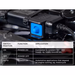 Quad Lock Adattatore impermeabile da 12V a USB
