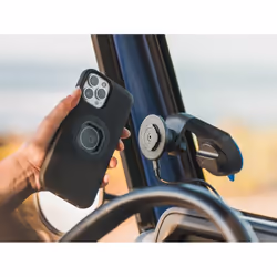 Quad Lock Wireless Charging, Auto, Interno, USB, Carica wireless, 1,5 m, Nero