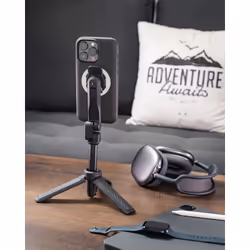 Quad Lock Treppiede/selfie stick, nero