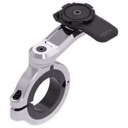 Quad Lock Supporto Manubrio Pro Cromato - Grande per manubri FATBAR / Special CUSTOM, nero