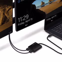 ALOGIC UC2DP-ADP adattatore grafico USB 3840 x 2160 Pixel Nero