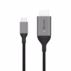 ALOGIC ULCHD02-SGR cavo e adattatore video 2 m HDMI tipo A (Standard) USB tipo-C Nero, Grigio