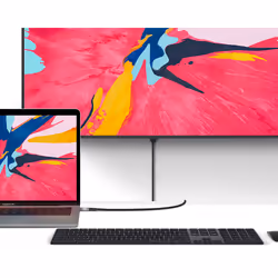 ALOGIC ULCDP02-SGR cavo e adattatore video 2 m DisplayPort USB tipo-C Nero, Grigio - Vista aggiuntiva 4