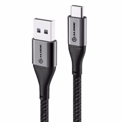 ALOGIC ULCA2030-SGR, 0,3 m, USB A, USB C, USB 2.0, 0,48 Gbit/s, Grigio