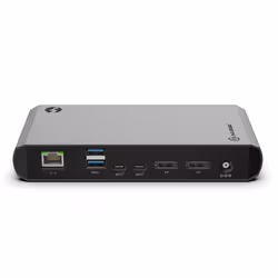 ALOGIC TB3DTRG2 replicatore di porte e docking station per laptop Cablato USB 3.2 Gen 2 (3.1 Gen 2) Type-C Nero, Grigio