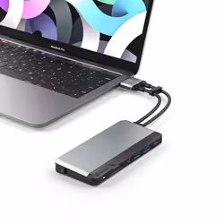 ALOGIC U2CSH-SGR replicatore di porte e docking station per laptop Cablato USB 3.2 Gen 1 (3.1 Gen 1) Type-C Nero, Argento - Vista aggiuntiva 6