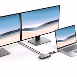 ALOGIC U2CSH-SGR replicatore di porte e docking station per laptop Cablato USB 3.2 Gen 1 (3.1 Gen 1) Type-C Nero, Argento - Vista aggiuntiva 7