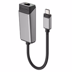 ALOGIC ULCGE-SGR, Cablato, USB tipo-C, Ethernet, 5000 Mbit/s, Grigio, Argento