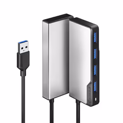 ALOGIC USB-A Fusion SWIFT 4-in-1, USB 3.2 Gen 1 (3.1 Gen 1) Type-A, USB 3.2 Gen 1 (3.1 Gen 1) Type-A, 5000 Mbit/s, Grigio, 0, ...