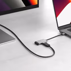 ALOGIC ULCHDPD-SGR replicatore di porte e docking station per laptop USB 3.2 Gen 1 (3.1 Gen 1) Type-C Argento - Vista aggiuntiva 4