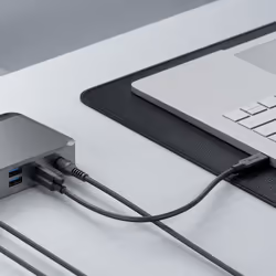 ALOGIC DUPRMX2-WW replicatore di porte e docking station per laptop Cablato USB 3.2 Gen 1 (3.1 Gen 1) Type-C Grigio, Nero - Vista aggiuntiva 6