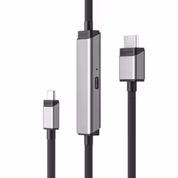 ALOGIC ULCHDPD02-SGR, 2 m, USB tipo-C, HDMI, Maschio, Maschio, Dritto