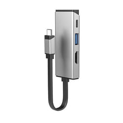 ALOGIC ULCHDACPD-SGR replicatore di porte e docking station per laptop USB 3.2 Gen 1 (3.1 Gen 1) Type-C Argento