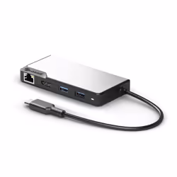 ALOGIC UCFUPRGEV2-SGR replicatore di porte e docking station per laptop USB 3.2 Gen 1 (3.1 Gen 1) Type-C Nero, Grigio