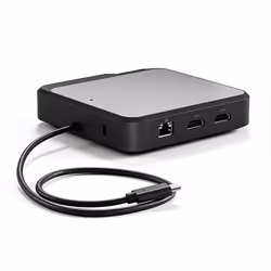 ALOGIC DUCH2 replicatore di porte e docking station per laptop Cablato USB 3.2 Gen 2 (3.1 Gen 2) Type-C Nero, Grigio - Vista aggiuntiva 5