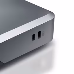 ALOGIC DUPRMX2-100 replicatore di porte e docking station per laptop Cablato USB 3.2 Gen 1 (3.1 Gen 1) Type-C Grigio, Nero