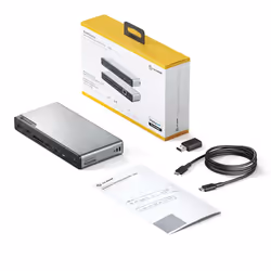 ALOGIC DV4 Cablato USB 3.2 Gen 1 (3.1 Gen 1) Type-C Grigio - Vista aggiuntiva 6