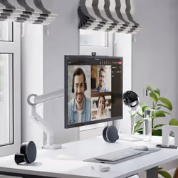 ALOGIC C32GMA1 Supporti a parete per TV 88,9 cm (35") Scrivania Bianco - Vista aggiuntiva 2