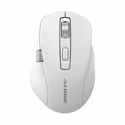 ALOGIC Apex, Mano destra, RF senza fili + Bluetooth, 6400 DPI, Bianco