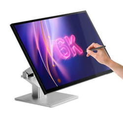 ALOGIC 32C6KPDTF Monitor PC 81,3 cm (32") 6016 x 3384 Pixel 6K Ultra HD LED Touch screen Multi utente Argento, Nero