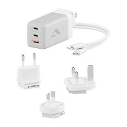 ALOGIC WCM3X67G Caricabatterie per dispositivi mobili Smartphone, Tablet Grigio, Bianco AC Interno
