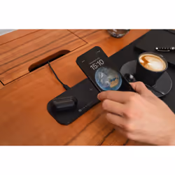 Our Pure Planet OPP131, Interno, dC, 12 V, Carica wireless, 1 m, Nero