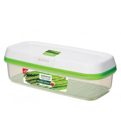 Sistema FreshWorks Rettangolare Scatola 1,9 L Verde, Trasparente, Bianco 1 pz