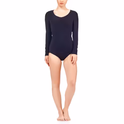 Icebreaker 103194001 XS camicia e top Maglietta Scollo rotondo Manica lunga Lycra, Lana merinos, Nylon - Vista aggiuntiva 4