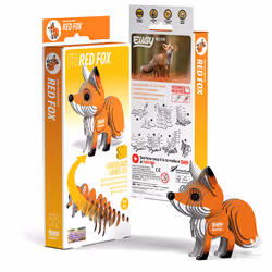 Eugy Red Fox Puzzle 3D 30 pz Animali - Vista aggiuntiva 5