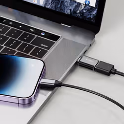 Tech-Protect 9490713932858 adattatore per inversione del genere dei cavi USB-C USB-A Nero - Vista aggiuntiva 2