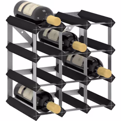 Questo portabottiglie in legno è perfetto per conservare ed esporre il vino, essendo un'ottima aggiunta al vostro arredamento ...